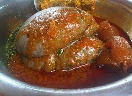 Nigerian Foods And Recipes Nigerian Amala And Ewedu With Pomo Nigeria Food African Food Nigerian Food