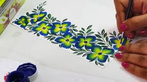 Beautiful Border Painting Design Using One Stroke Technique Fabric Painting Art Crafts Ideas Youtube Offer ends tonight at midnight est. beautiful border painting design using one stroke technique fabric painting art crafts ideas