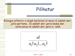 Pilihatur = kata kunci 'dibentuk/disusun' • berapakah bilangan nombor yang boleh dibentuk daripada semua digit 1, 2, 3, 4 dan 5 tanpa ulangan? Bab 4 Kebarangkalian Dan Peristiwa Ppt Download