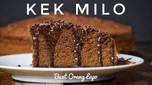 Kek Milo Kukus Steam Milo Cake Youtube