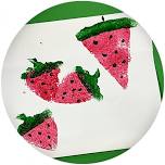 Summer Fruit Sponge Art