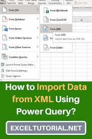 How To Import Data From Xml Using Power Query Medical Technology Excel Tutorials Microsoft Excel Tutorial