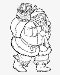 Grown up coloring sheets are in! Santa Claus Coloring Pages For Adults Hd Png Download Transparent Png Image Pngitem