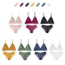 Kit3 French Triangle Cup Underwear Thin Set Em Promocao Ofertas Na Americanas