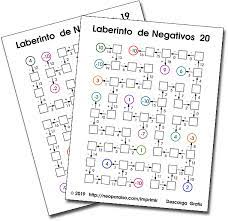 Laberintos Matematicos Repaso De Sumas Y Restas Con Numeros Negativos Juegos Mat Juegos Matematicos Para Imprimir Juegos De Matematicas Ejercicios De Calculo