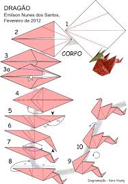 Origami Dragon Origami Drache Basteln Und Selbermachen Origami Falten