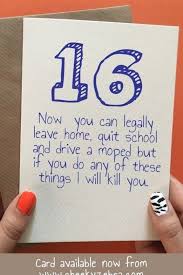 Birthday Gift For Son Turning 12 Funny 16th Birthday Card For Boys This Funny Happy 16th Birthday Card Is Perfect For Your Both In 2020 Birthday Cards For Boys 16th Birthday Quotes 16th Birthday Card