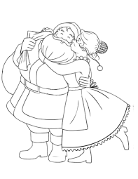 Mr Mrs Santa Claus Coloring Pages Christmas Coloring Books Christmas Coloring Pages Coloring Pages