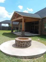 Ladder trusses are made up using four noggins framing a gable involves more than joists, common rafters and a ridge as covered in previous pages. Concrete Patio Design With A Fire Pit