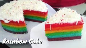 Agar bolu kukus mekar, pilih telur yang berukuran sedang. Bolu Pelangi Lembut Cuma 4 Telur Bolu Kukus Youtube