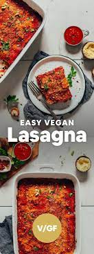 Easy Vegan Lasagna Minimalist Baker Recipes Recipe Vegan Lasagna Easy Vegan Recipes