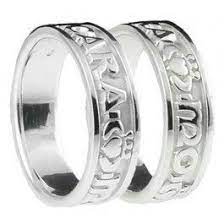 Glencara Com Claddaugh Soulmate His And Hers Celtic Wedding Rings Irish Wedding Rings Claddagh Ring Wedding