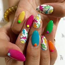 15 Dinosaur Nail Art Ideas That Are Prehistoric Perfection Nail Art Acrylic Nails Nail Designs