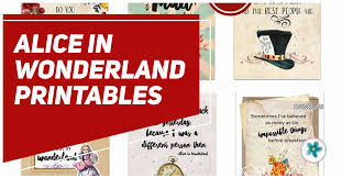 Nice alice in wonderland free printable kit. Alice In Wonderland Printables Ministering Printables