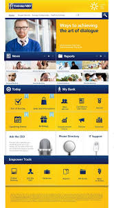 Intranet Design Ideas Proposed Intranet Design On Behance Sharepoint Design Sharepoint Intranet Design