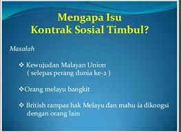 The social contract in malaysia refers to the understanding made by malaya's founding fathers in the constitution, nearing its independence. Keharmonian Malaysia Didokong Politik Malaysia Baharu Facebook