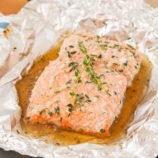 Baked Salmon with Honey and Thyme - The Missing Lokness