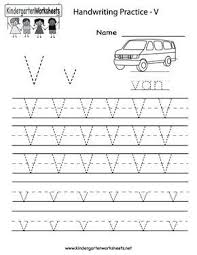 Kindergarten Letter V Writing Practice Worksheet Printable Letter V Worksheets Writing Practice Worksheets Writing Worksheets