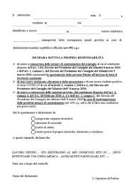 Si prega di assicurarsi dell'integrità della postazione utilizzata e riprovare. Coronavirus Ecco Il Nuovo Modulo Di Autocertificazione Per Uscire Di Casa Il Tempo