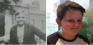 My Son and my Daddy. Born 70 years apart, never met, we lost am Daddy  in1992 ang George was born in 2003, they never met but so similar in looks,  manorisms, intellect