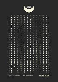 At this time, the sun and moon are. Moon Phases Calendar 2021 Germany Graphic Illustration Art Prints And Posters By Imagonarium Artflakes Com