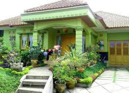 Desain Rumah Hijau Sederhana Rumah Hijau Desain Eksterior Desain Rumah