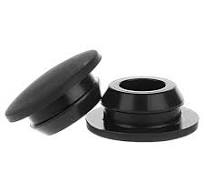 5 Pcs Silicone Rubber Hole Plug Black 10mm Diameter Round Locking Furniture  Hole Plug Protective Cover Cap Rubber Plugs for Holes, Powder Coating : ...