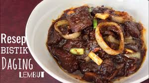Iris daging has dalam melintang serat 1/2 cm. Resep Cara Mudah Membuat Bistik Daging Lembut Youtube