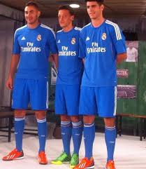 It is the same condivo 21 template adidas is using for many of the major european clubs it outfits. New Real Madrid Away Kit 13 14 Adidas Blue Real Madrid Strip 2013 2014 Football Kit News