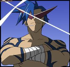 Gurren Lagann My Drill Is The Drill That Creates The Heavens Kamina Colored By Zomgspongelolbob48 On Deviantart Anime Gurren Lagann Color