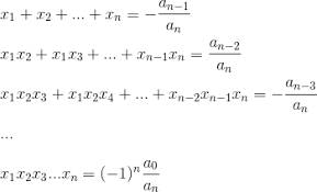 Formule Di Viete E Di Newton