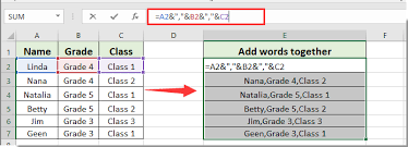 Learn how to use the word insert excel chart feature here. How To Add Words Texts From Different Cells Together In Excel