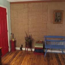 Peel and stick wallpaper comes with none of these problems. Pin By Melinda Jansen On Guest Room Ideas Temporary Wall Burlap Wall Decor Wall Paneling