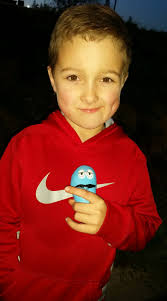 I'm not sure this rock is too happy about having his picture taken!