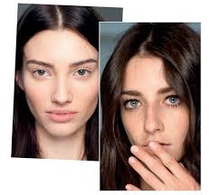 Nude Looks vom Runway für Teint und Nägel