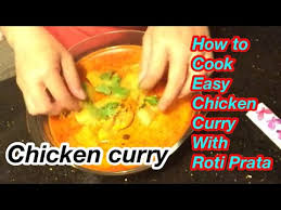 Traditionally, curried chicken roti is eaten with the chicken still on the bones. How To Cook Chicken Curry With Roti Prata Letzkie Love Youtube