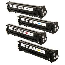Toner Color Cartridges Set Of All 4 Compatible With Hp Color Laserjet Pro Cm1415fnw Mfp Compatible Brand Esti Toner Cartridge Cartridges Color Cartridges