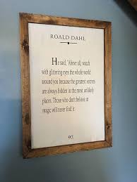 Roald Dahl Quote Book Quote Art Book Page Art Book Page Wall Nature Quotes Roald Dahl Quotes Book Quotes