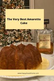 Amaretto Bundt Cake With Icing Happy Haute Home In 2020 Recipes Using Cake Mix Amaretto Cake Amaretto Cake Recipe