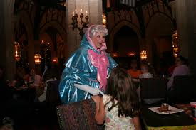 Fairy Godmother At Cinderella S Royal Table Disney Character Dining Cinderella Royal Table Character Dining