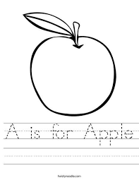 A Is For Apple Worksheet Kindergarten Worksheets Printable Apple Math Worksheets Kids Worksheets Printables