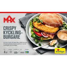 Alltid fräscha varor och stort ekologiskt utbud på mathem. Crispy Kycklingburgare Fryst 440g Hemkop