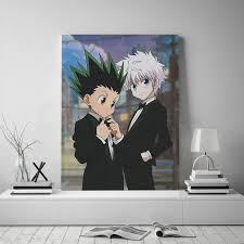 Photo of killua and gon for fans of hunter x hunter 37811974. Anime Canvas Poster Painting Wall Art Gon Killua Zoldyck Hunter X Hunter Decoration Living Room Bedroom Study Home Decoration Super Sale 24184d Cicig