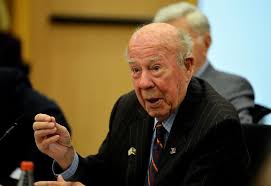 George shultz, ancien secrétaire d'etat du président républicain ronald reagan et grand architecte dans un essai écrit à l'occasion de son centième anniversaire en 2020, l'ancien grand commis de. George Shultz Us Secretary Of State Who Helped End Cold War Dies The Times Of Israel