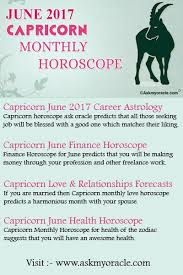 The easy way out could be. Capricorn Monthly Horoscope For June 2017 Capricorn June 2017 Capricorn Monthly Horoscope June Horoscope Monthly Horoscope