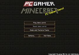 What i did to fix it was load the mod you want to play from curseforge. Pc Gamer Minecraft Demo Title By Lazulichaos On Deviantart