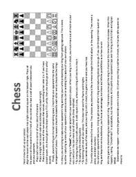 Some of these are used in official play while others are just common among chess circles. Chess Cheat Sheet By Bobi S Stars Teachers Pay Teachers