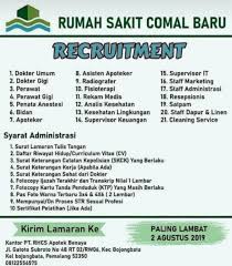 Kampung kelapa 7 no.1 sukadamai, kec. Lowongan Kerja Rs Comal Baru Pemalang Info Loker Purbalingga