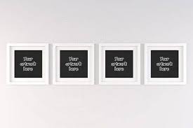 Square Frame Mockup Set Of Four Frame 4 Mockup White Frame Etsy