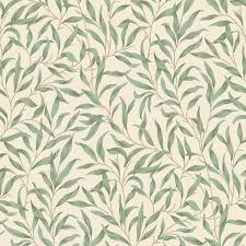Madagascar peel and stick wallpaper come on one roll that measures 20.5 inches wide by 18 feet long. Floral Wallpaper Willow Bough 465592 Nature Nonwoven Cream Green